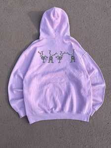 เสื้อมีฮู้ดสไตล์ฝรั่งเศสผ้าฟลีซเทอร์รี่ปักลายกราฟิกแนวสตรีทแวร์สไตล์ฝรั่งเศส - Product Image 2