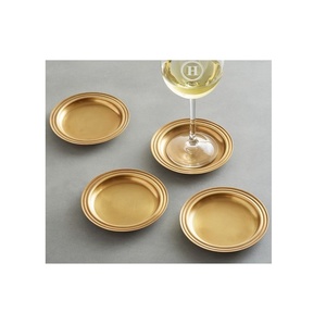 Posavasos de cobre Natural para el hogar, posavasos redondo personalizado para bebidas - Product Image 2