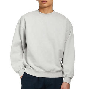 Ensemble de sweat-shirt à capuche surdimensionné 100% coton pour hommes personnalisés sweat-shirt à manches longues avec impression numérique en relief 3D pour l'hiver - Product Image 1