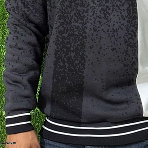 เสื้อฮู้ดผู้ชายแบบคอโอ ซิปครึ่งตัว ผ้าฝ้าย 100% ปักลายเรียบ ซับในผ้าฟลีซ ย้อมสีพื้น สไตล์ซิป สำหรับฤดูหนาว รับผลิตแบบ OEM - Product Image 5