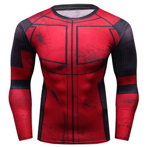 Camiseta de Compresión Personalizada para Hombre, Camiseta Deportiva para Gimnasio, Fitness, Rashguard, Ropa Deportiva, Top de Entrenamiento, Precio Accesible - Product Image 3