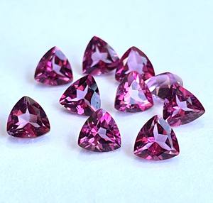 บุษราคัมสีชมพูธรรมชาติล้านล้านเหลี่ยม3มม. คุณภาพดี-สีชมพูบุษราคัมล้านล้านเหลี่ยมเพชรพลอย - Product Image 6