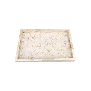 ถาดเสิร์ฟอาหารแบบใช้แล้วทิ้งสำหรับตกแต่งบ้านถาดรองอาหารแบบฝังฝังกระดูกขนาดใหญ่ดีไซน์เป็นเอกลักษณ์ - Product Image 1