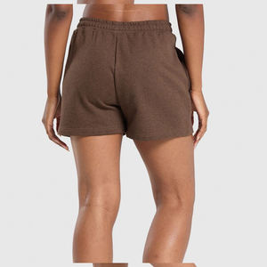 กางเกงขาสั้นของผู้หญิงผ้าคอตตอน100% ผ้าเทอร์รี่ไซส์พิเศษระบายอากาศได้ดีแห้งเร็ว - Product Image 6