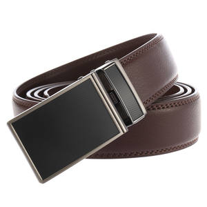 Cinturón de Cuero Genuino de Lujo para Hombre con Hebilla de Acero, Impermeable, Transpirable, Color y Logotipo Personalizables, Servicio OEM - Product Image 5