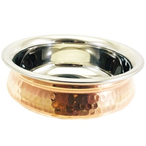 ทองแดงอุ่นอาหารจากอินเดียหรูหราทองแดงที่ทำด้วยมือที่ให้บริการระดับสูงที่กำหนดเองอัตราการส่งออกที่มีคุณภาพสูงที่บ้าน - Product Image 1