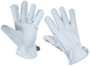 Gants en cuir sur mesure de conduite industrielle non doublés de qualité supérieure OEM Schutzhandschuhe en gants en cuir de vachette grain - Product Image 5