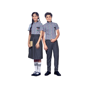 Conjunto de Uniforme Escolar Textil de Alta Calidad Personalizado OEM con Talla Personalizada - Product Image 1