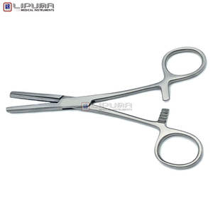 Ferguson Angiotribe Mandíbulas dentadas quirúrgicas manuales Fórceps rectos de 18cm con instrumentos médicos vasculares de clase de presión - Product Image 5