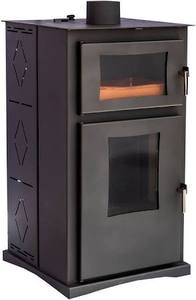 Estufas de pellets de madera ecológicas ligeras de acero inoxidable independientes modernas de primera calidad Deerfield para villas rápidas en todo el mundo - Product Image 5