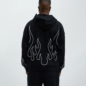Sweat-shirts surdimensionnés personnalisés pour hommes, en polaire polyester, vêtements d'hiver, sweat-shirt personnalisé pour hommes - Product Image 4