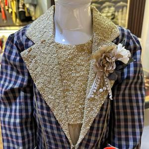 Robe en Satin Imprimé Floral Fantaisie avec Sac à Main pour 6-7 Ans Bébé Filles Nouvelle Collection Printemps pour les Fêtes - Product Image 3