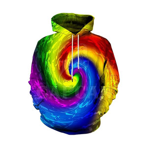 Sweat-shirts à capuche décontractés pour hommes, best-sellers, longueur courte, imprimés en 3D, fermeture éclair, motif uni, tissu tricoté respirant, grande taille - Product Image 1