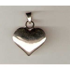 Heart Shaped Pendant Personalized <b>Name</b> Blank Charm - Product Image 1