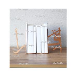 Porte-livres au design admirable, en métal fait à la main, de couleur noire, support pour livres, pour le bureau, la maison et la bibliothèque - Product Image 6