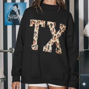 Winter French Terry Drop Shoulder Mock Neck Crewneck Oversized <b>Women's</b> Sweatshirt High Quality Streetwear Front - Product Image 2