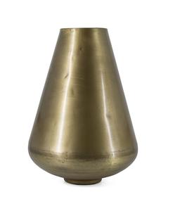 Florero de metal hecho a medida con forma abstracta y diseño artístico atrevido Acabado dorado pulido para una decoración exclusiva - Product Image 3