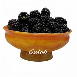 ชามเรซินสีส้มสำหรับใช้ในงานปาร์ตี้ที่บ้านทำจากหินอ่อนเทคนิคตามสั่ง - Product Image 2