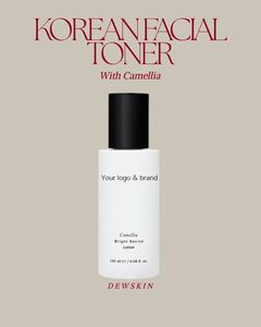 Tonique liquide coréen à l'extrait de camélia pour adultes - Hydratation, traitement de l'acné et contrôle du sébum - Product Image 1
