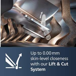 Afeitadora Eléctrica Húmeda/Seca con Tecnología LiftCut, Recortadora de Precisión para Nariz y Cara, Base de Carga Inalámbrica, Sistema de Limpieza, Resistente al Agua IPX7 - Product Image 5