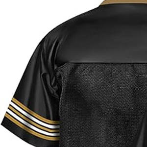 2025 maillot de football américain surdimensionné professionnel à manches courtes nouveau design respirant vêtements en gros - Product Image 6