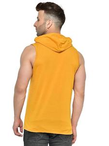 Débardeur à capuche sans manches pour hommes, gilet de musculation et d'exercice physique - Product Image 2