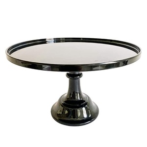 Luxury metal <b>cake</b> <b>stand</b> with engraved base and classic look perfect for wedding dessert displays and buffet <b>settings</b> - Product Image 2