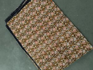 Manta de algodón con estampado de bloques hecha a mano, funda de sofá India ecológica, colcha y toalla de playa - Product Image 2