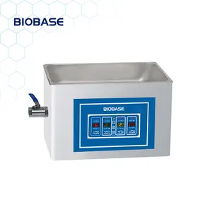 Limpiador ultrasónico BIOBASE, portátil, con temperatura ajustable. Limpiador ultrasónico de frecuencia única 27L para laboratorio