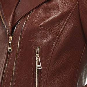 แจ็กเก็ตหนังแฟชั่นใหม่สำหรับผู้หญิงแจ็คเก็ตหนังทรงสลิมฟิตแจ็คเก็ตหนังสไตล์ปากีสถาน - Product Image 5