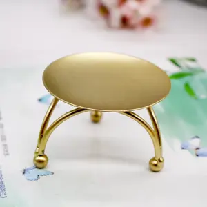 Latest 2023 Small Mini Metal Decorative <b>Gold</b> <b>Candle</b> Holder - Product Image 3