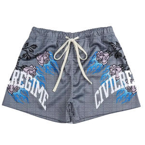 Pantalones cortos deportivos de verano personalizados de alta calidad para hombre, los mejores pantalones cortos de entrenamiento de malla de estilo callejero, logotipo ecológico, moda de verano para Vogue - Product Image 4