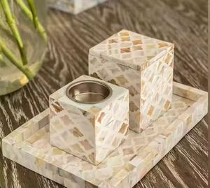 Ensemble de brûleurs Bakhoor en nacre, cadeau spirituel du Ramadan avec des senteurs de bergamote de benjoin de thé pour l'Aïd - Product Image 2