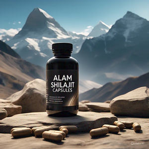 Aprobado por HACCP, 60 uds., cápsulas de Shilajit puras de alta calidad, suplementos de ácido fúlvico secados al sol orgánicos naturales - Product Image 1