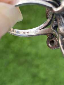 Bague feuille multi-pierres Southwestern en argent sterling - Product Image 2