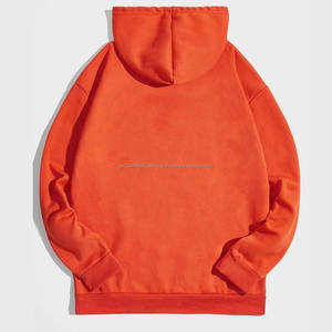 เสื้อฮู้ดผู้ชายผ้าฟลีซขายดีสำหรับฤดูหนาว สีดำหลากสี พร้อมพิมพ์ลายนูนตามสั่ง ราคาขายส่งสำหรับฤดูกาลนี้ - Product Image 4