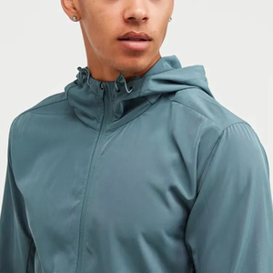 Nuevo estilo de moda al aire libre hombres rompevientos chándal ciclismo correr rompevientos chándal a prueba de viento para hombres servicio OEM - Product Image 3