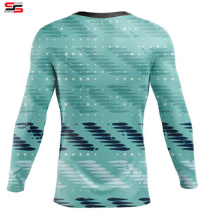 Haut de sport Gym Tight Body Compression Baselayer Shirts MMA Sublimation Compression Long Sleeve Shirt rash guard - Product Image 2