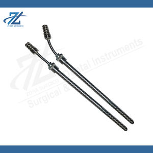 Tubo de succión de piscina quirúrgica veterinaria Manual de acero inoxidable de alta calidad Dispositivo de succión quirúrgica de 10 "Reutilizable 23Fr Medical - Product Image 3