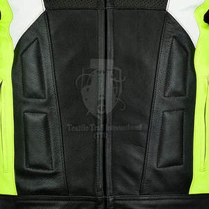 Veste de moto de haute qualité respirante coupe-vent taille personnalisée service OEM faible MOQ cuir véritable couleur et logo personnalisés - Product Image 5
