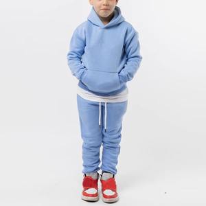 Ensemble de sweat à capuche bio pour enfants Ensembles de jogging pour enfants Personnaliser ensemble de vêtements pour tout-petits Survêtement brodé écologique pour garçons et enfants - Product Image 1