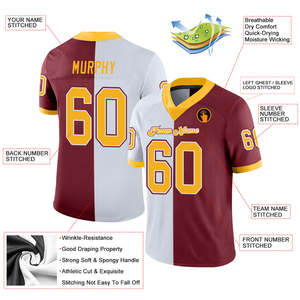 Uniforme de Fútbol Americano Personalizado de Primera Calidad, Secado Rápido, Impresión Digital, Ropa Deportiva para Equipos, Clubes, Escuelas, Atletas Profesionales, Protección UV - Product Image 5