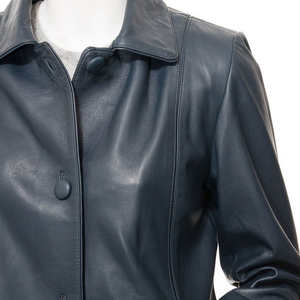 Women's Original <b>Genuine</b> Lambskin Leather Jackets for Winter/Autumn Breathable Waterproof Windproof Eco-Friendly Customizable - Product Image 3