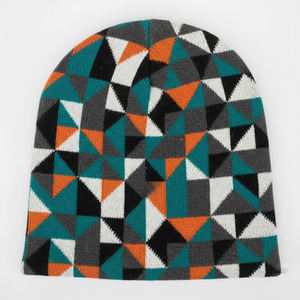 Winter Hats <b>for</b> Woman Warm Beanies <b>Men</b> Stripe Knitted Hat Wholesale <b>Caps</b> Kids Acrylic Winter Accessories jacquard 2026 - Product Image 1