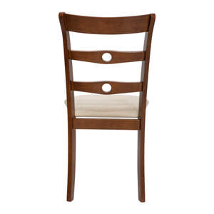 เก้าอี้ทานข้าวซานยาง รุ่น 300132 ทำจากไม้เนื้อแข็งคุณภาพสูงและผ้า  เหมาะสำหรับใช้ในห้องรับประทานอาหาร - Product Image 6