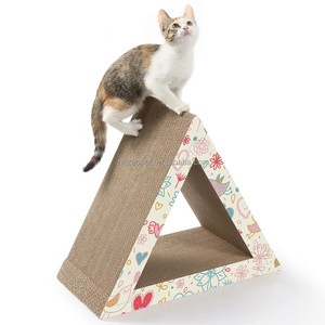 ของเล่นแมวข่วนเป็นมิตรกับสิ่งแวดล้อม6ด้านของเล่นการ์ตูนรูปสามเหลี่ยมหรูหราถอดออกได้ - Product Image 3