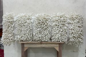 Handmade Luxury Moroccan Style <b>Cushion</b> Cover Ethnic Colorful Wool <b>Pillow</b> and Floor <b>Cushion</b> with Tassels for Home or Hotel Use - Product Image 2