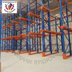 Регулируемая складская стеллаж для хранения стальных поддонов, сверхмощная система для стеллажей от вьетнамского поставщика