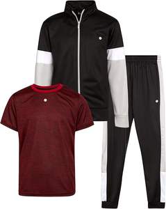 Survêtement 3 pièces pour hommes, sweat-shirt, pantalon de survêtement et t-shirt de haute qualité, vêtements décontractés pour le jogging, la course et l'entraînement. - Product Image 3