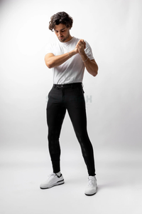 กางเกงขี่ม้าระบายอากาศสำหรับผู้ชายผ้ายืดพร้อมคุณสมบัติแห้งเร็ว - Product Image 5